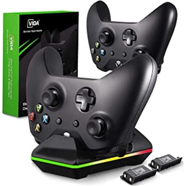 NEW REPACKED DUAL CONTROLLER CHARGER STATION