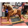 Image 1 : BROWN CHILDRENS ROCKING HORSE