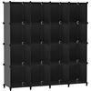 Image 1 : NEW FUNLAX 12 CUBE STOARGE ORGANIZER, BLACK