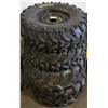 Image 1 : SET OF 4 BEAR CLAW QUAD TIRES & ALLUMINUM RIMS