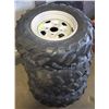 Image 1 : SET OF 4 OUTLAW QUAD TIRES YAMAHA BOLT PATTERN