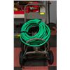 Image 1 : LARGE HEAVY DUTY HOSE REEL ON WHEELS W/ 80 FT HOSE