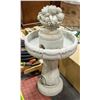 DECORATIVE BIRD BATH FOUNTAIN