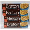 Image 1 : 4 PACK DARE BRETON REDUCED FAT & SALT CRACKERS