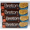 Image 1 : 4 PACK DARE BRETON REDUCED FAT & SALT CRACKERS