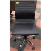 BLACK LEATHERETTE OFFICE CHAIR