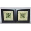 Image 1 : PAIR OF ORIENTAL THEMED FRAMED WALL HANGINGS