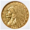 Image 2 : 1911-D $2.5 GOLD INDIAN PCI CH/GEM BU