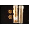 Image 2 : 2 SOLID DATE ROLLS OF 50-BU LINCOLN CENTS: 1962 &