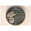 Image 2 : JAMES GARFIELD SILVER ROUND PROOF BY THE