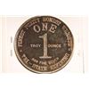 Image 2 : 1 TROY OZ .999 FINE SILVER ROUND "TRI-STATE