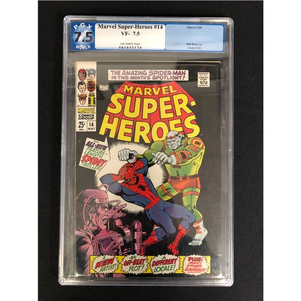 MARVEL SUPERHEROES #14 PGX 7.5 (MARVEL COMICS, 1968) Jack Kirby Art