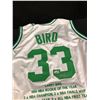 Image 1 : LARRY BIRD SIGNED LA LAKERS CAREER STAT JERSEY (BECKETT COA)