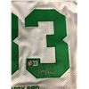 Image 2 : LARRY BIRD SIGNED LA LAKERS CAREER STAT JERSEY (BECKETT COA)