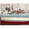 Image 2 : PAUL HENDERSON AND YVAN COURNOYER SIGNED LTD EDITION 1972 GOLDEN GOAL PRINT 22 X 26