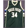 Image 3 : Giannis Antetokounmpo Signed Jersey (Beckett Witnessed)