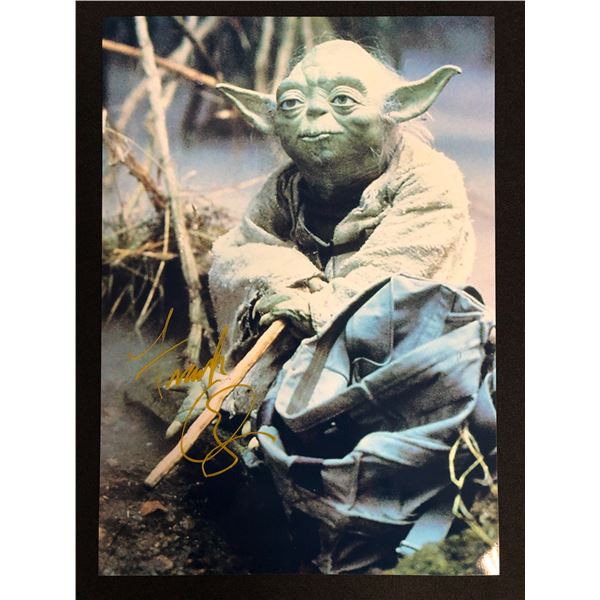 FRANK OZ SIGNED 8X10 YODA PHOTO (RA COA)