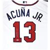 Image 2 : RONALD ACUNA JR. SIGNED ATLANTA BRAVES JERSEY (BECKETT COA)