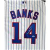 Image 2 : ERNIE BANKS SIGNED CHICAGO CUBS BASEBALL JERSEY (BECKETT COA)