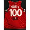 Image 1 : USAI UJIRI SIGNED TORONTO RAPTORS NELSON MANDELA JERSEY (MLSE COA)