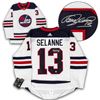 Image 1 : TEEMU SELANNE SIGNED JETS ADIDAS PRO JERSEY (AJ COA)