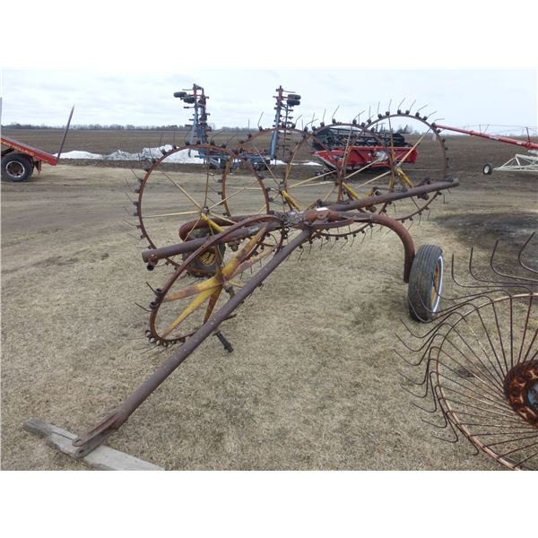 Morrill Hay Rake, 5 wheel (1 wheel needs repair)
