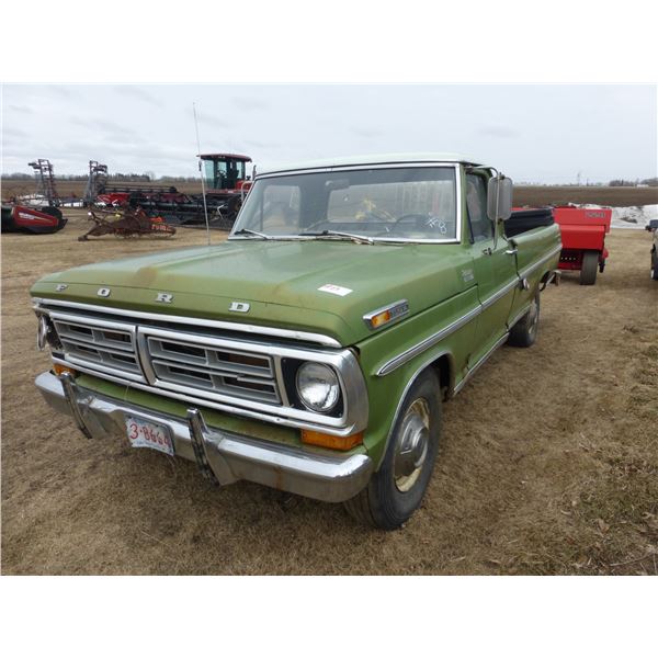 Approx 1972 Ford F250 Explorer, 390 V8, Auto, SN.S25HVN81727