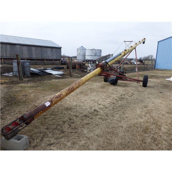 Approx 7" x 40' WestField Auger c/w Kohler 16 HP, SN. 38411