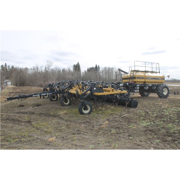 2010 33FT (Ezee on Air Drill 7550 Series II) S/N: 53184-53206 c/w 3315  3 compartment Air Tank, 10" 