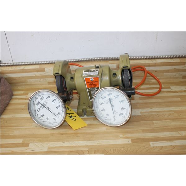 Black and Decker Bench Grinder and 2 Trend Thermometers
