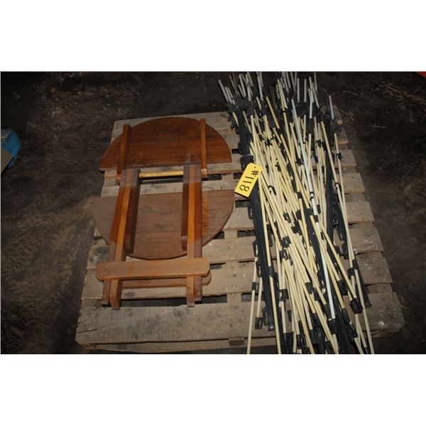 Elec. Fence Posts and Table