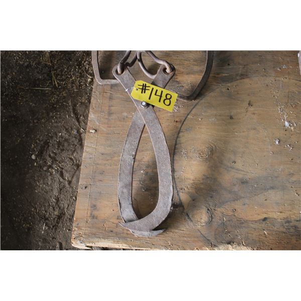 Antique Ice Tongs (2 pcs)