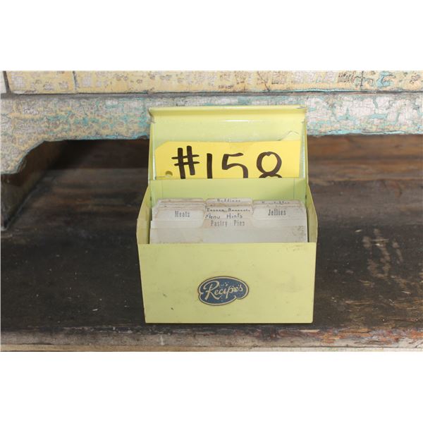 Vintage Recipe Box