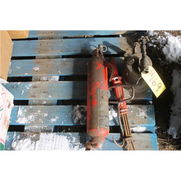 Smoker, Nail Puller and Fire Ext.