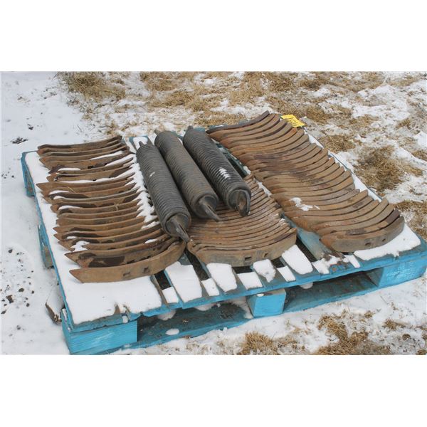 Cultivator Shovels and 3 Springs