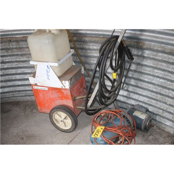 Pressure Washer and 2 Motors and Vacuum Pump