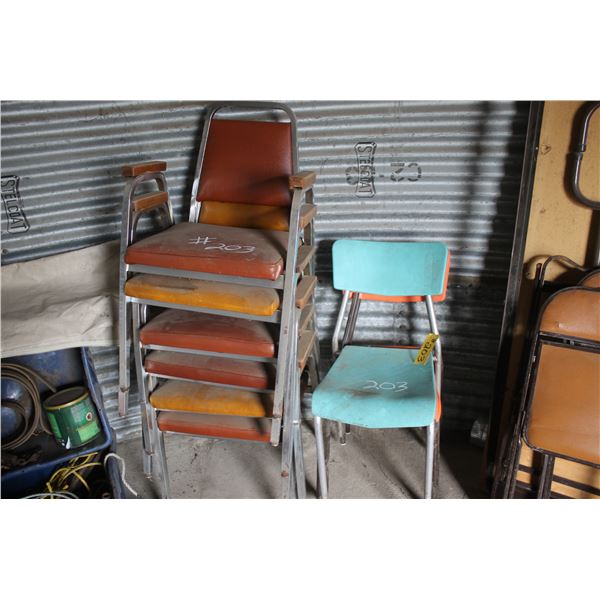 13- Stacking Chairs and Table