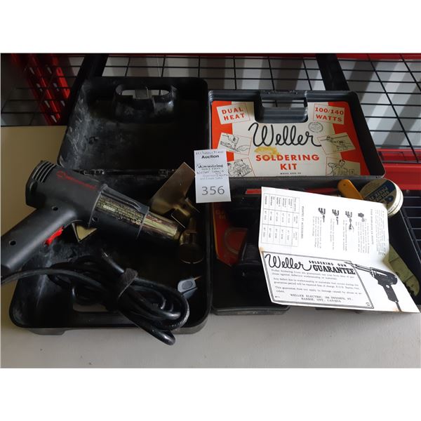 Milwaukee Heat Gun & Weller Soldering Kit Cat C