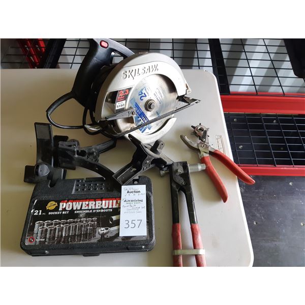 Skil Saw & PowerBuilt Socket Set Cat C