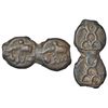 Image 1 : Early uninscribed cast copper coinage, 'universal' series, double unit, MATEC 4571, 3.87g.