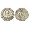 Image 1 : Indo-Greeks, silver drachm of Menander I (c.155-130 BC), BN Series 7A, 2.30g.