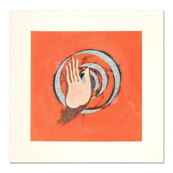 Lu Hong "Mudra Abhaya, No Regret" Hand Signed Limited Edition Giclee with Letter of Authenticity.