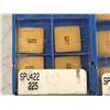 Image 2 : Lot of (50) Valenite #SPU422 225 Carbide Insert