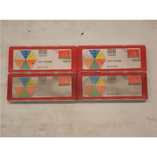 Lot Of (4) Ceratizit Tooling Inserts