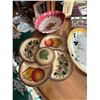 Image 2 : 6 Painted Ceramic Serving Dishes