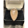 Image 1 : Rose Quartz Sterling Silver Ring 14.4g