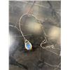 Image 1 : Sterling Silver Moonstone Necklace 4.8g 18 Inch