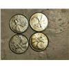 Image 1 : LOT OF 4 SILVER QUARTERS