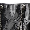 Image 5 : Chanel Black Patent Perforated Leather Triple CC Medium Tote Bag
