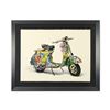 Image 1 : Vespa (Small) by Mr Brainwash